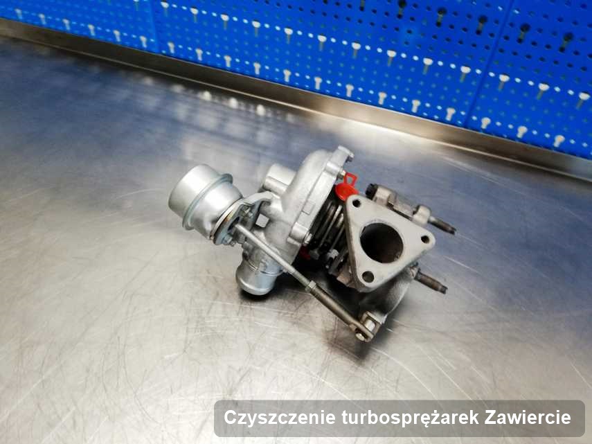 Turbosprężarka po wykonaniu usługi Czyszczenie turbosprężarek w firmie z Zawiercia o parametrach jak nowa przed wysyłką