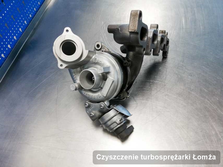 Turbosprężarka po zrealizowaniu usługi Czyszczenie turbosprężarki w firmie z Lomży w doskonałej jakości przed spakowaniem