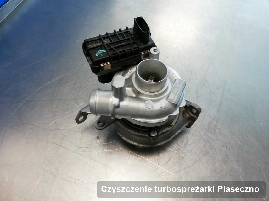 Turbosprężarka po zrealizowaniu serwisu Czyszczenie turbosprężarki w warsztacie w Piasecznie w niskiej cenie przed spakowaniem