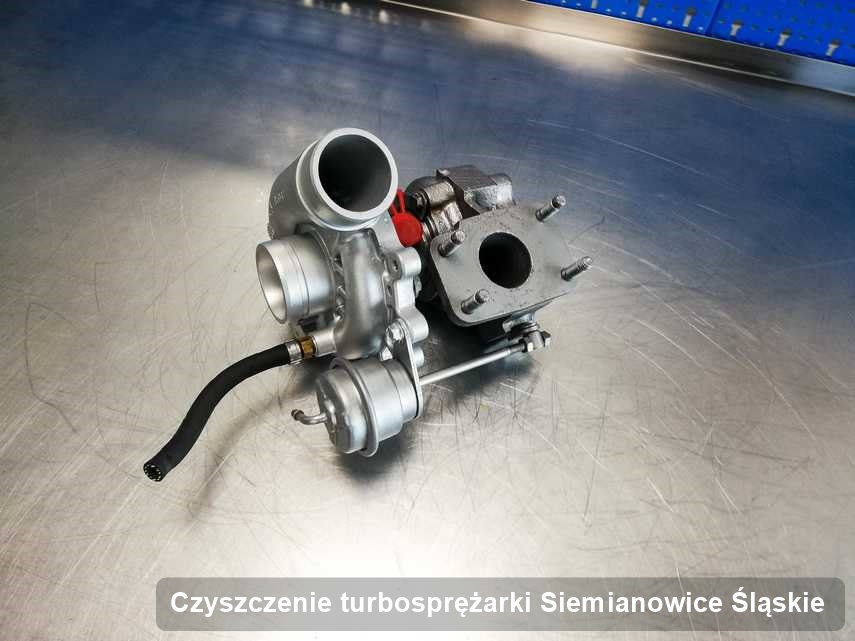 Turbosprężarka po wykonaniu serwisu Czyszczenie turbosprężarki w warsztacie w Siemianowicach Śląskich działa jak nowa przed wysyłką