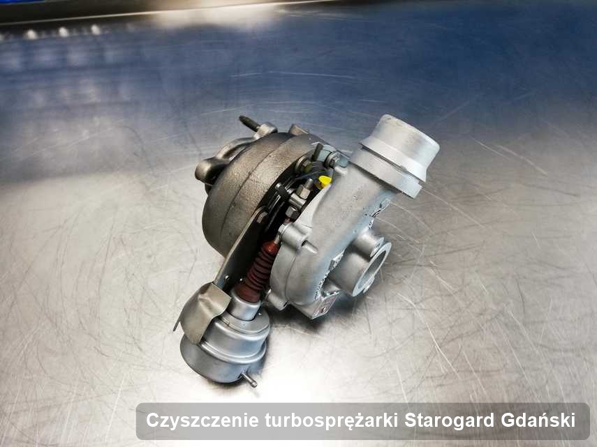 Turbosprężarka po realizacji zlecenia Czyszczenie turbosprężarki w pracowni regeneracji z Starogardu Gdańskiego w świetnej kondycji przed wysyłką