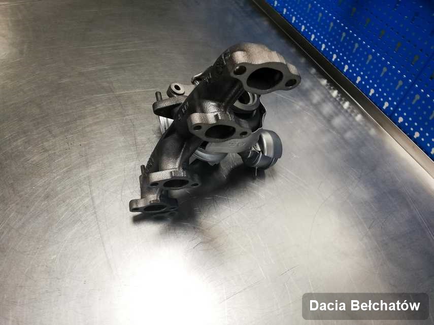 Zregenerowana w firmie zajmującej się regeneracją w Bełchatowie turbosprężarka do samochodu koncernu Dacia przyszykowana w warsztacie naprawiona przed spakowaniem