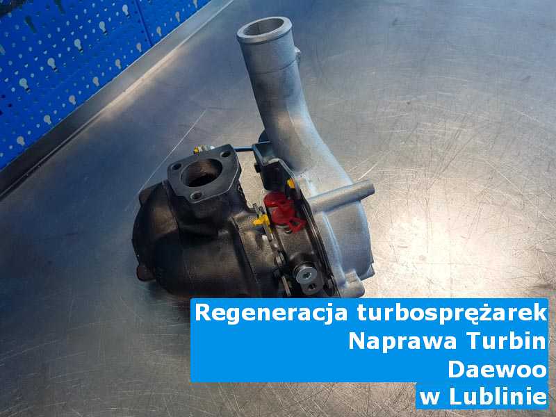 Turbosprężarki z auta Daewoo do regeneracji w 