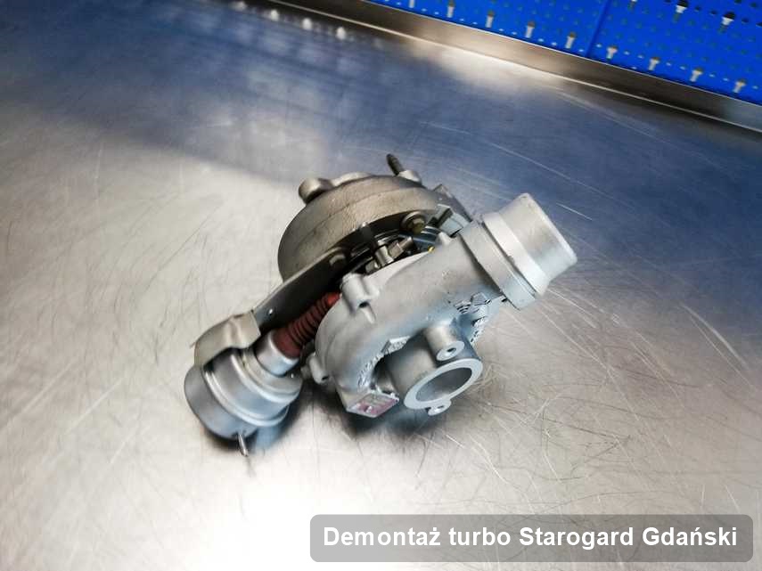 Turbo po przeprowadzeniu serwisu Demontaż turbo w warsztacie w Starogardzie Gdańskim działa jak nowa przed wysyłką