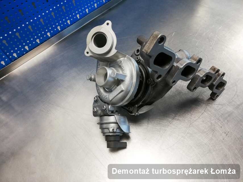 Turbo po przeprowadzeniu serwisu Demontaż turbosprężarek w przedsiębiorstwie w Łomży w świetnej kondycji przed wysyłką