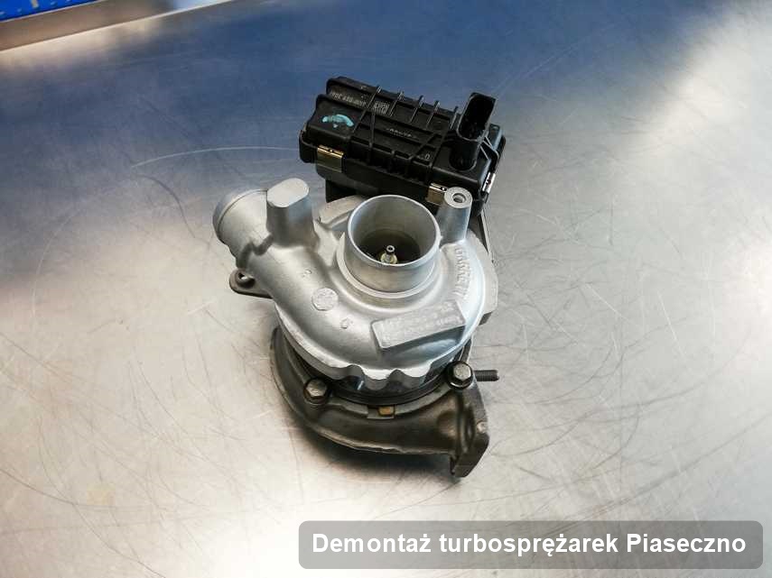 Turbosprężarka po realizacji usługi Demontaż turbosprężarek w warsztacie w Piasecznie w doskonałej jakości przed spakowaniem