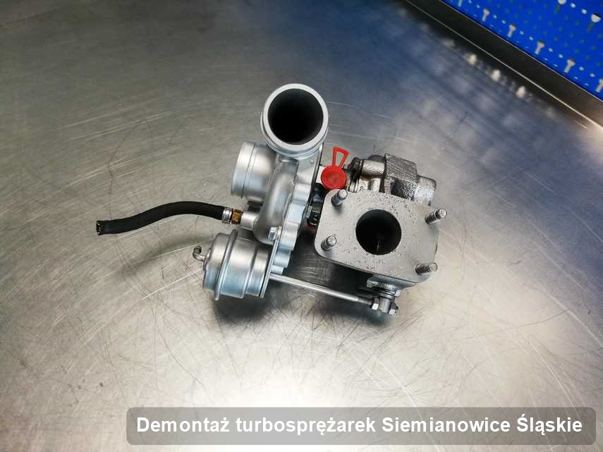 Turbosprężarka po realizacji zlecenia Demontaż turbosprężarek w przedsiębiorstwie z Siemianowic Śląskich w świetnej kondycji przed wysyłką