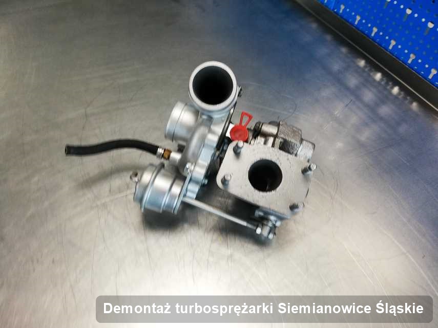 Turbosprężarka po zrealizowaniu usługi Demontaż turbosprężarki w przedsiębiorstwie w Siemianowicach Śląskich działa jak nowa przed wysyłką
