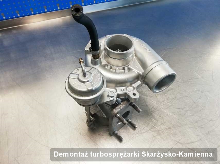 Turbosprężarka po wykonaniu zlecenia Demontaż turbosprężarki w warsztacie z Skarżyska-Kamiennej w niskiej cenie przed spakowaniem