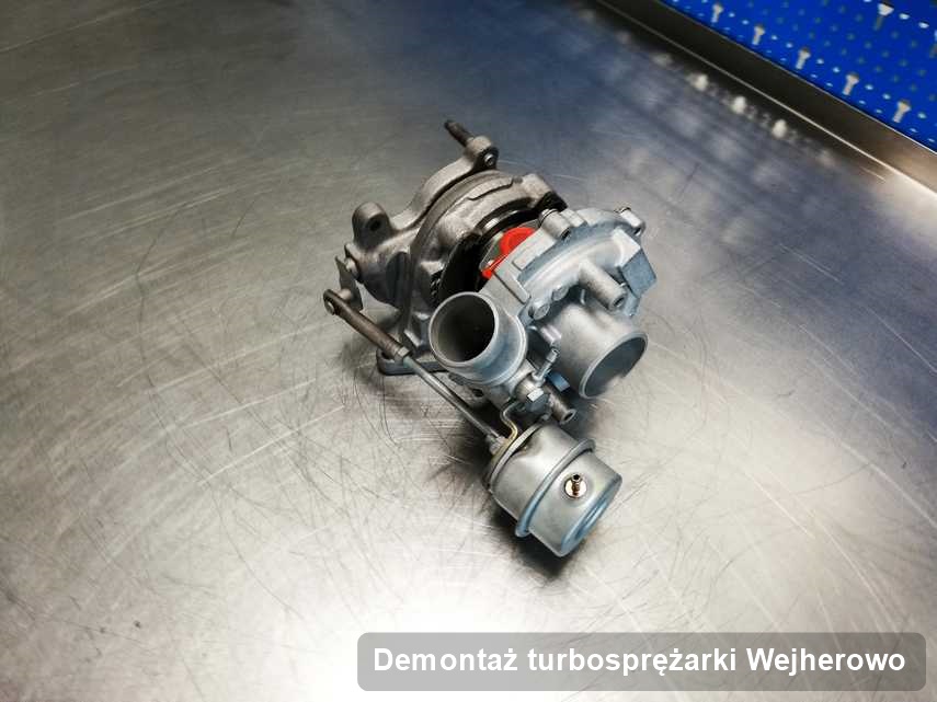 Turbo po wykonaniu zlecenia Demontaż turbosprężarki w pracowni w Wejherowie z przywróconymi osiągami przed spakowaniem