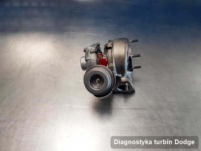Turbosprężarka do osobówki producenta Dodge zregenerowana w firmie gdzie realizuje się serwis Diagnostyka turbin