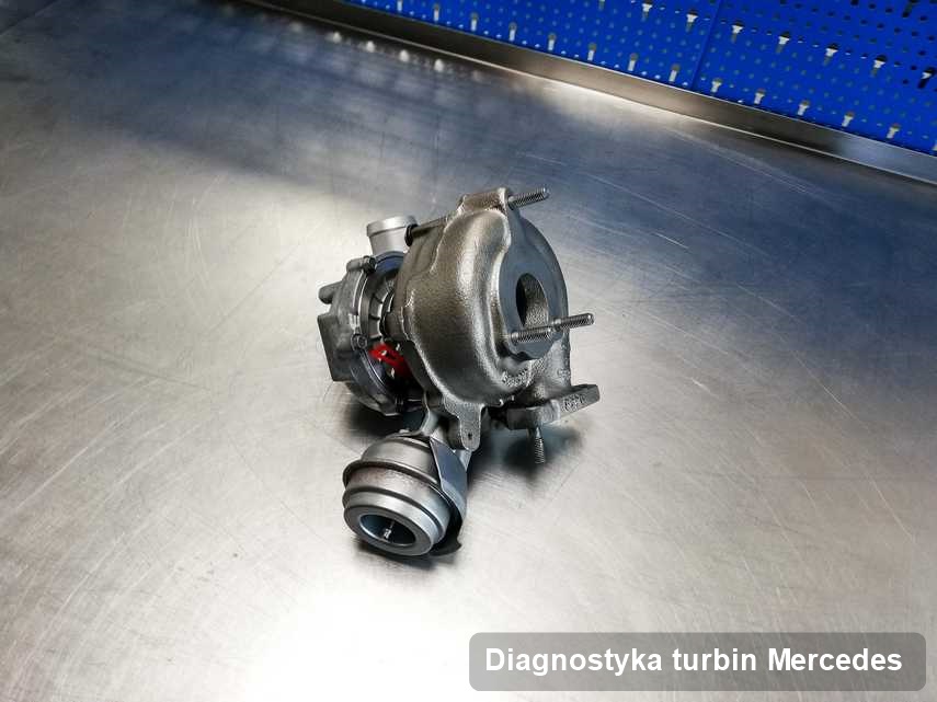 Turbosprężarka do diesla producenta Mercedes wyremontowana w firmie gdzie wykonuje się serwis Diagnostyka turbin