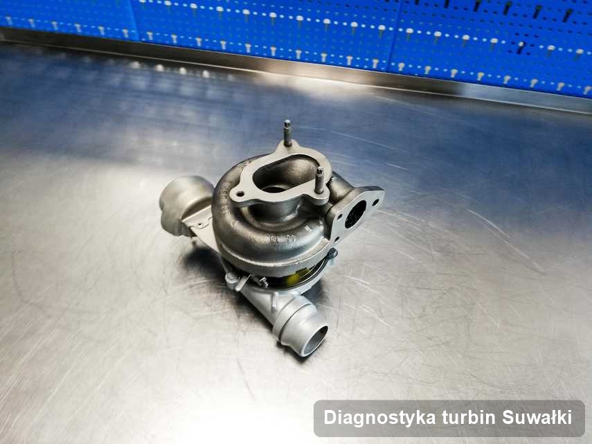Turbosprężarka po realizacji serwisu Diagnostyka turbin w warsztacie w Suwałkach w doskonałym stanie przed wysyłką