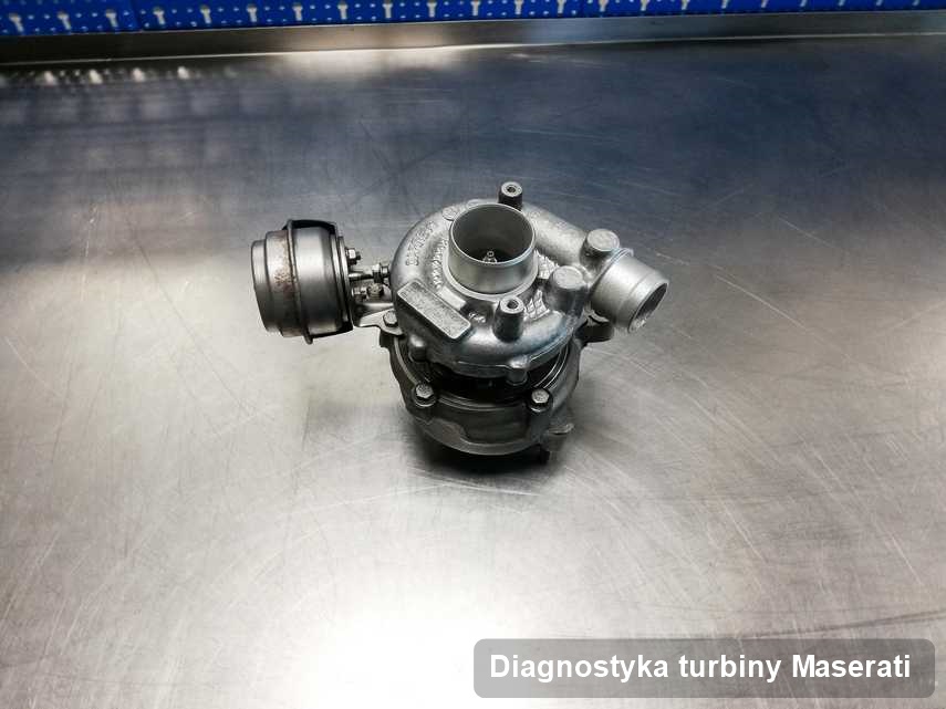 Turbosprężarka do auta osobowego marki Maserati po remoncie w przedsiębiorstwie gdzie wykonuje się usługę Diagnostyka turbiny