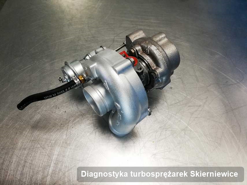 Turbosprężarka po przeprowadzeniu serwisu Diagnostyka turbosprężarek w serwisie w Skierniewicach o parametrach jak nowa przed wysyłką