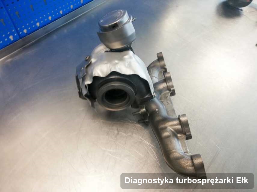 Turbosprężarka po zrealizowaniu usługi Diagnostyka turbosprężarki w warsztacie z Ełku w niskiej cenie przed spakowaniem