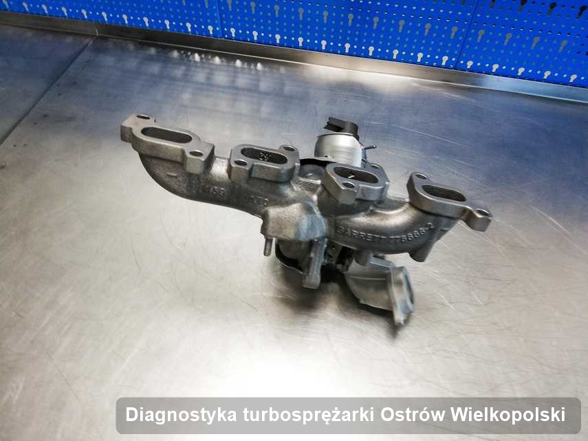 Turbo po zrealizowaniu zlecenia Diagnostyka turbosprężarki w firmie z Ostrowa Wielkopolskiego z przywróconymi osiągami przed wysyłką