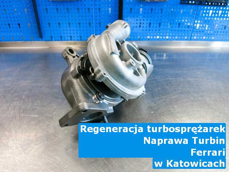 Turbosprężarka z auta Ferrari dostarczona do zakładu regeneracji pod Katowicami