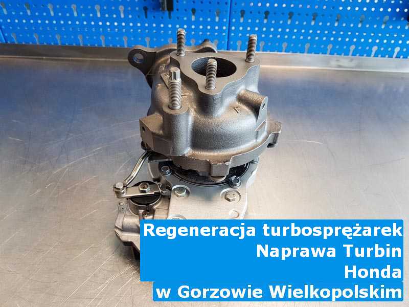Turbosprężarki z pojazdu marki Honda po wizycie w serwisie z Gorzowa Wielkopolskiego