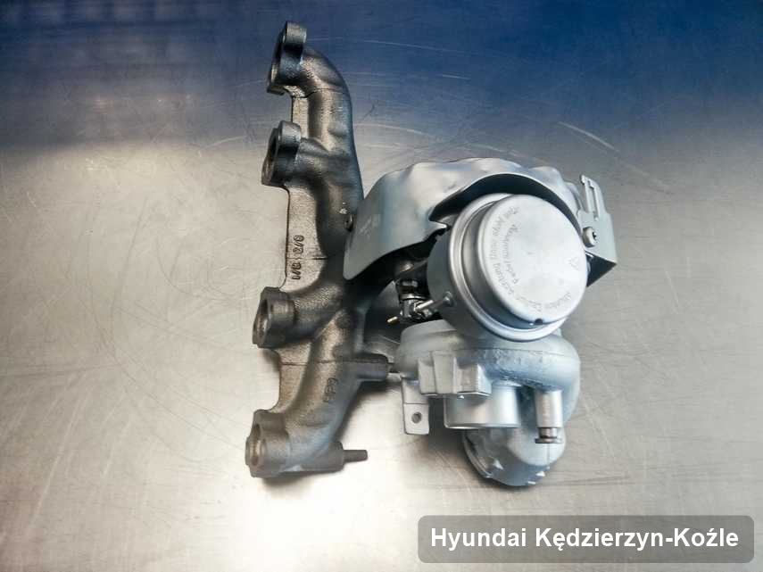 Wyremontowana w laboratorium w Kędzierzynie-Koźlu turbina do auta firmy Hyundai przygotowana w laboratorium po regeneracji przed spakowaniem
