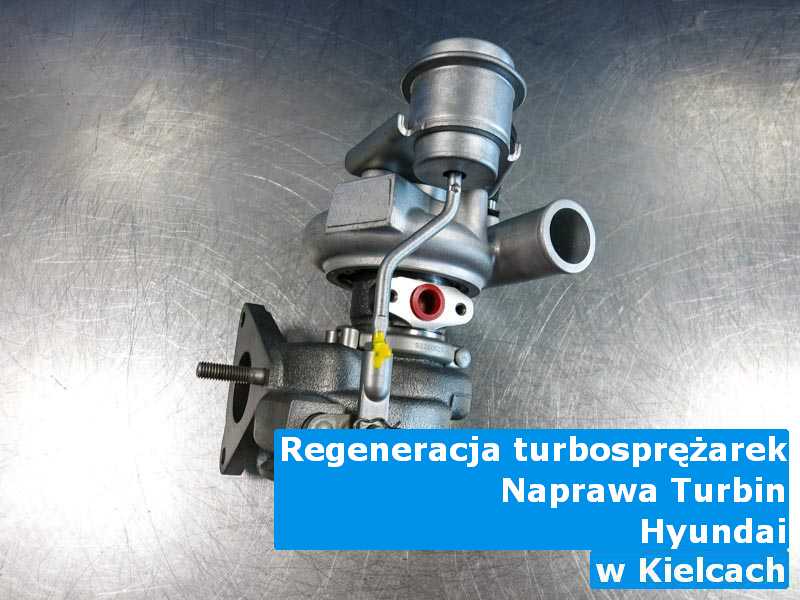 Turbosprężarka z samochodu Hyundai wysłana do regeneracji pod Kielcami