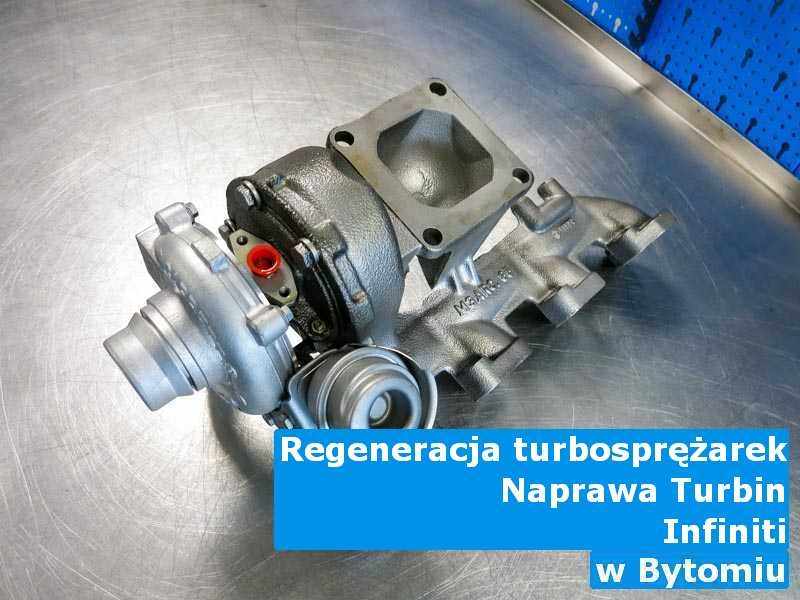 Turbosprężarka z samochodu Infiniti zdemontowana z Bytomia