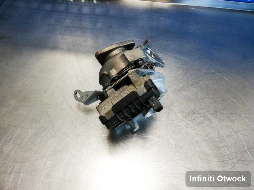 Naprawiona w laboratorium w Otwocku turbosprężarka do aut  producenta Infiniti przygotowana w pracowni zregenerowana przed spakowaniem