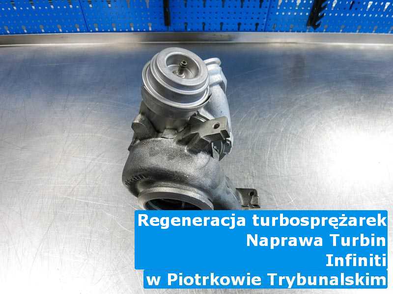 Turbosprężarka z auta Infiniti naprawiona w Piotrkowie Trybunalskim