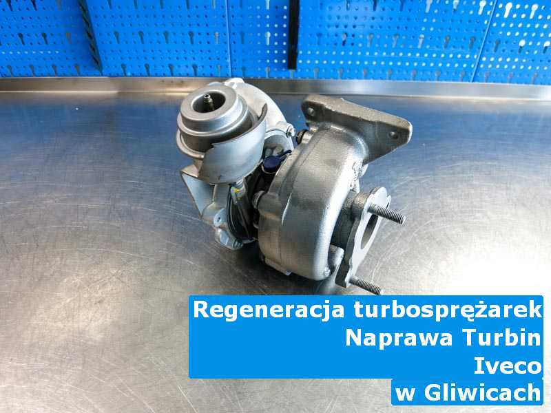 Turbosprężarki z samochodu Iveco po wizycie w pracowni pod Gliwicami