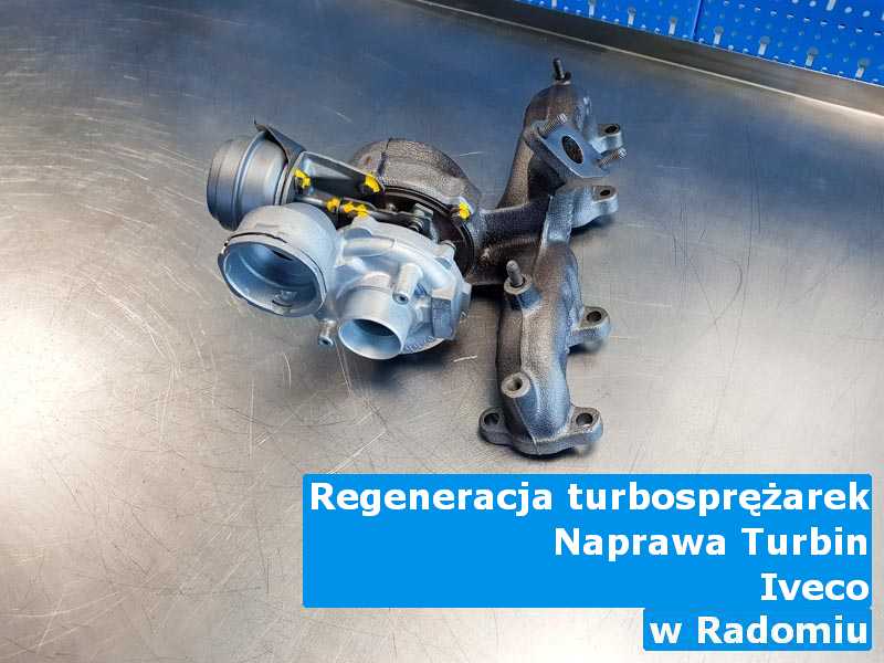 Turbo z samochodu Iveco w pracowni regeneracji w Radomiu