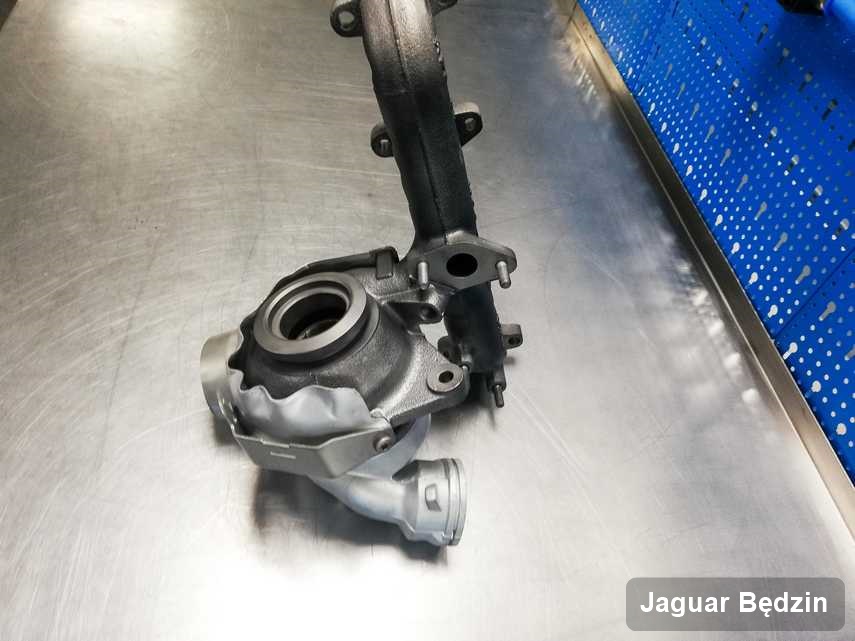 Zregenerowana w firmie w Będzinie turbosprężarka do samochodu firmy Jaguar przygotowana w warsztacie wyremontowana przed wysyłką
