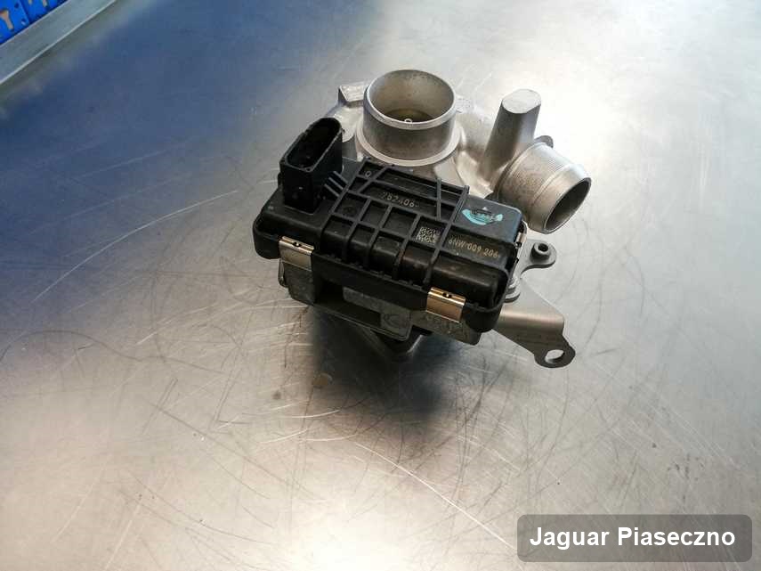 Naprawiona w firmie w Piasecznie turbina do aut  koncernu Jaguar przyszykowana w pracowni po regeneracji przed nadaniem