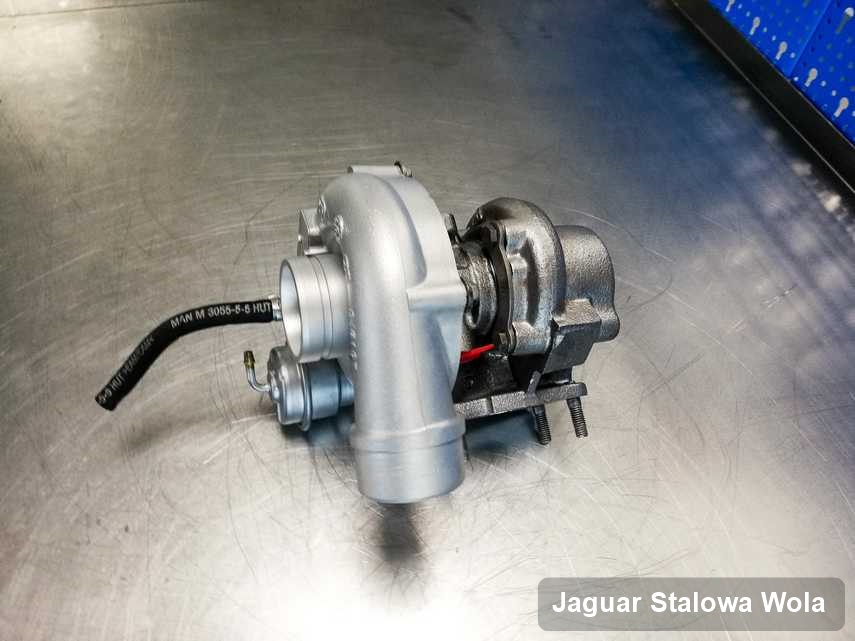 Wyremontowana w firmie zajmującej się regeneracją w Stalowej Woli turbina do auta koncernu Jaguar przyszykowana w pracowni wyremontowana przed nadaniem