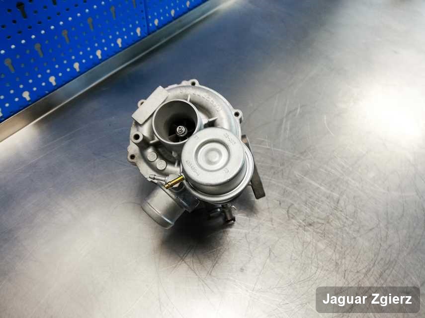 Zregenerowana w przedsiębiorstwie w Zgierzu turbina do pojazdu firmy Jaguar przyszykowana w warsztacie naprawiona przed wysyłką
