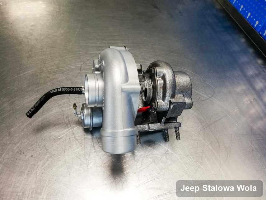 Wyczyszczona w przedsiębiorstwie w Stalowej Woli turbosprężarka do auta firmy Jeep przyszykowana w pracowni wyremontowana przed nadaniem
