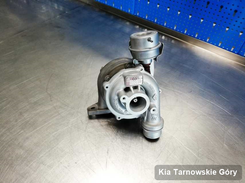 Naprawiona w pracowni w Tarnowskich Górach turbosprężarka do pojazdu koncernu Kia przygotowana w warsztacie zregenerowana przed nadaniem