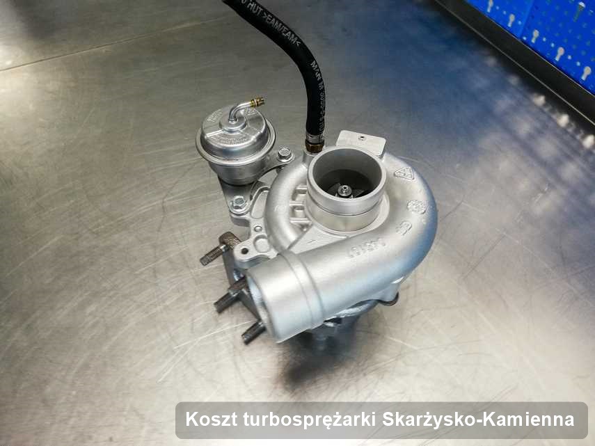 Turbosprężarka po realizacji usługi Koszt turbosprężarki w pracowni z Skarżyska-Kamiennej w doskonałej kondycji przed wysyłką