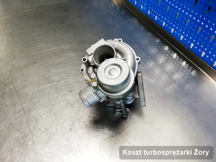 Turbosprężarka po zrealizowaniu serwisu Koszt turbosprężarki w pracowni z Żor w świetnej kondycji przed spakowaniem