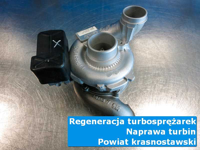 Turbosprężarka po przywróceniu sprawności w profesjonalnym serwisie, powiat krasnostawski