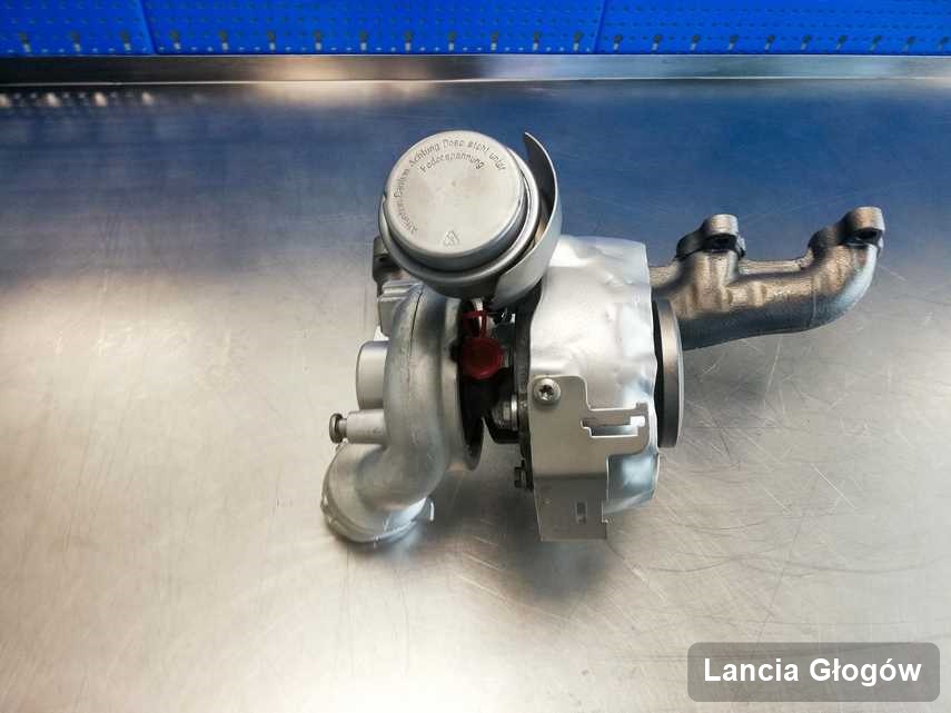 Wyczyszczona w pracowni regeneracji w Głogowie turbina do auta koncernu Lancia przyszykowana w laboratorium wyremontowana przed wysyłką
