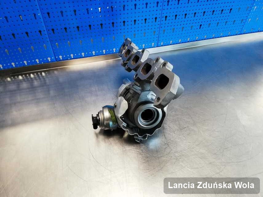 Wyremontowana w firmie w Zduńskiej Woli turbina do samochodu koncernu Lancia przygotowana w warsztacie zregenerowana przed wysyłką