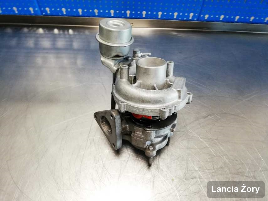 Naprawiona w przedsiębiorstwie w Żorach turbina do samochodu koncernu Lancia przygotowana w laboratorium po remoncie przed wysyłką