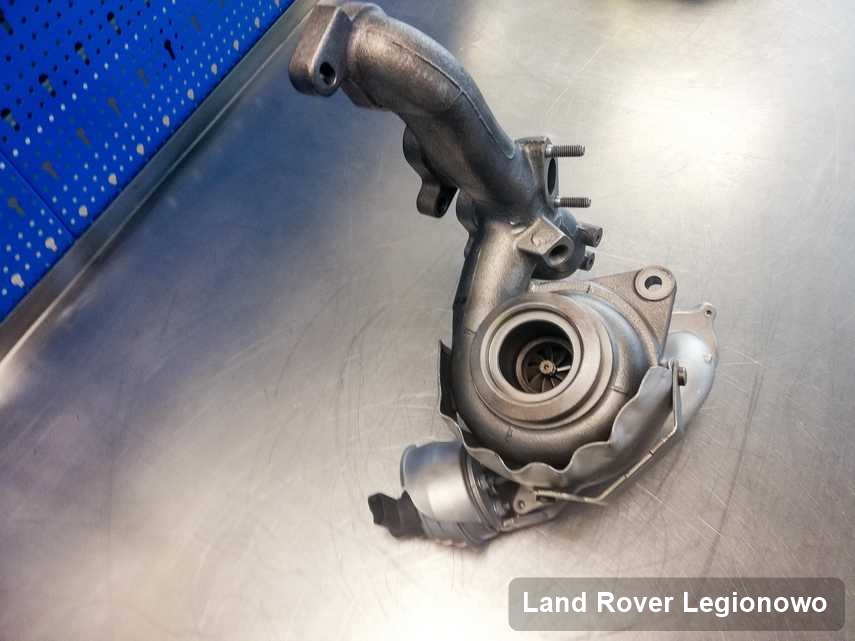 Naprawiona w pracowni w Legionowie turbina do osobówki firmy Land Rover przygotowana w laboratorium naprawiona przed spakowaniem
