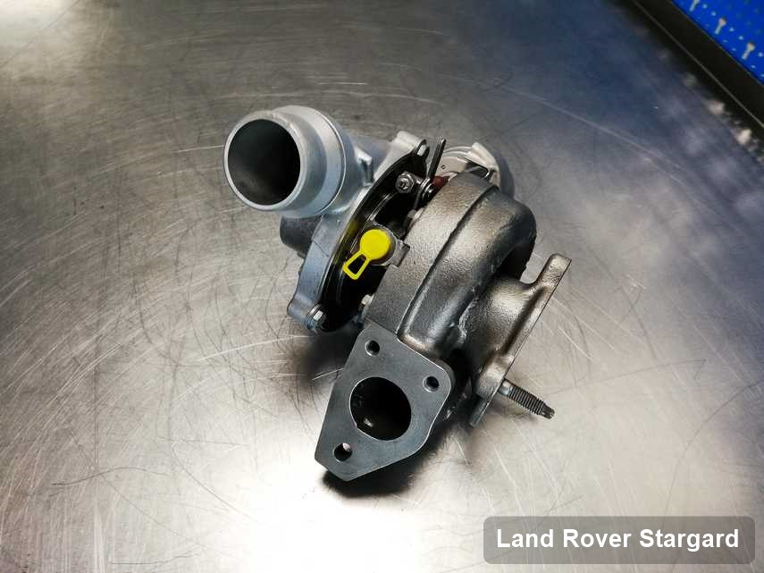 Naprawiona w firmie w Stargardzie turbina do auta firmy Land Rover przyszykowana w laboratorium po regeneracji przed nadaniem