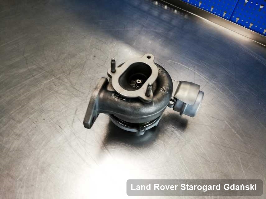 Wyczyszczona w firmie w Starogardzie Gdańskim turbina do osobówki firmy Land Rover przygotowana w laboratorium po remoncie przed wysyłką