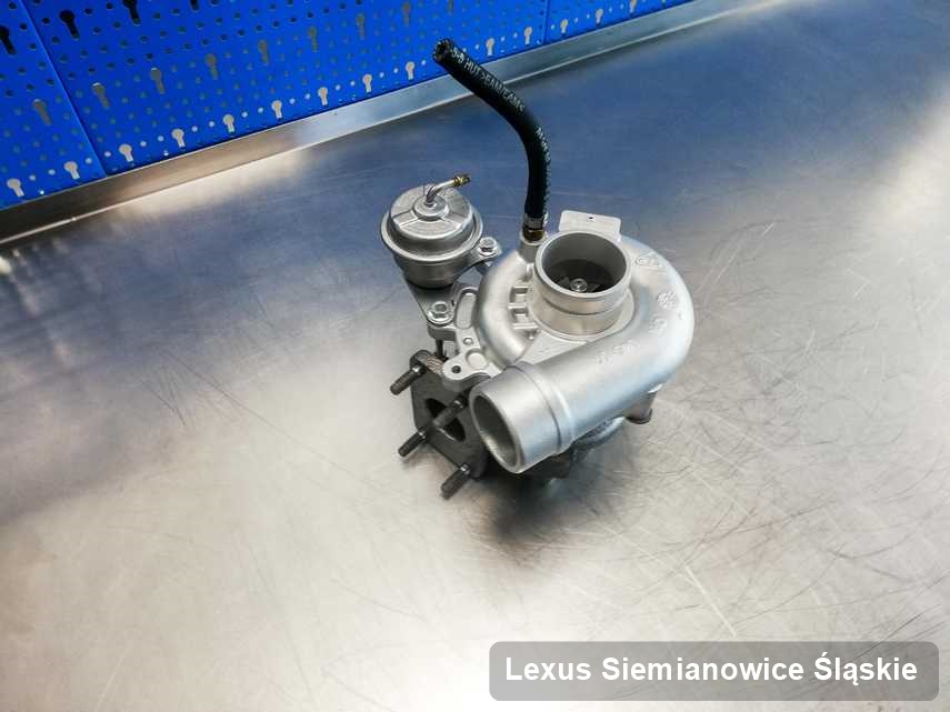 Zregenerowana w pracowni w Siemianowicach Śląskich turbina do pojazdu producenta Lexus przygotowana w laboratorium wyremontowana przed wysyłką