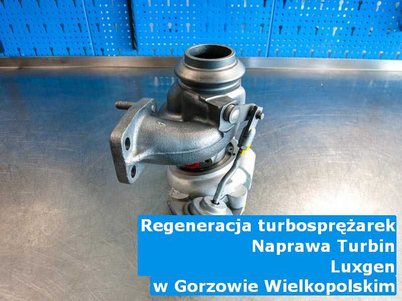 Turbosprężarka z auta Luxgen po sprawdzeniu w Gorzowie Wielkopolskim