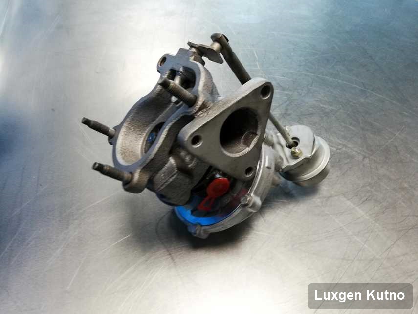 Naprawiona w firmie zajmującej się regeneracją w Kutnie turbosprężarka do pojazdu marki Luxgen przyszykowana w laboratorium wyremontowana przed nadaniem