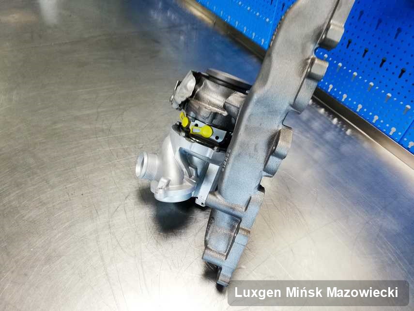 Wyczyszczona w pracowni w Mińsku Mazowieckim turbosprężarka do pojazdu spod znaku Luxgen przyszykowana w laboratorium naprawiona przed spakowaniem
