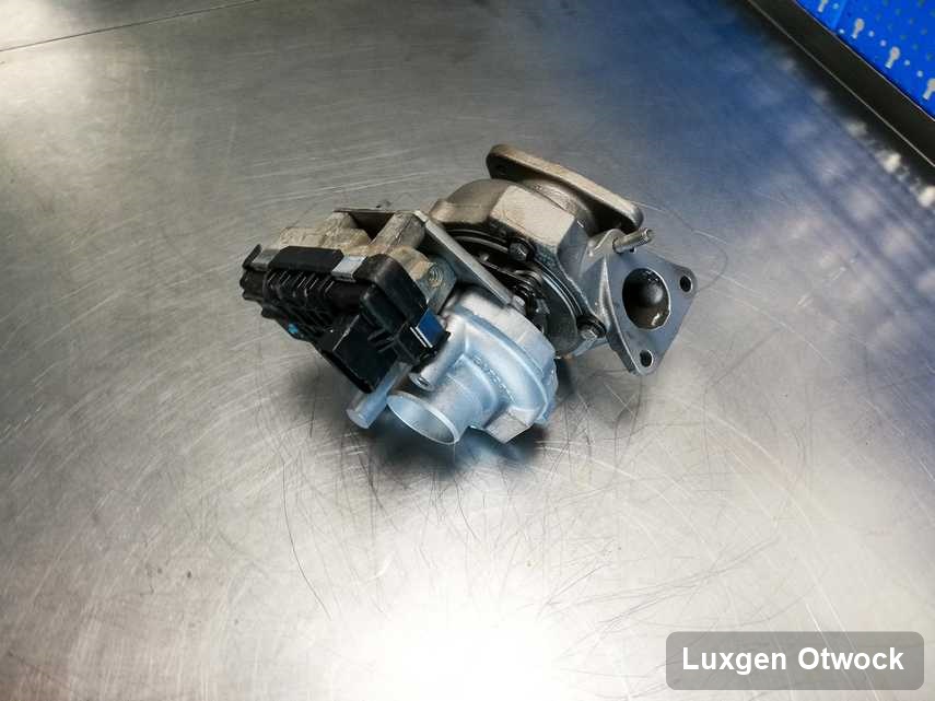 Wyczyszczona w przedsiębiorstwie w Otwocku turbosprężarka do auta firmy Luxgen przyszykowana w laboratorium naprawiona przed wysyłką